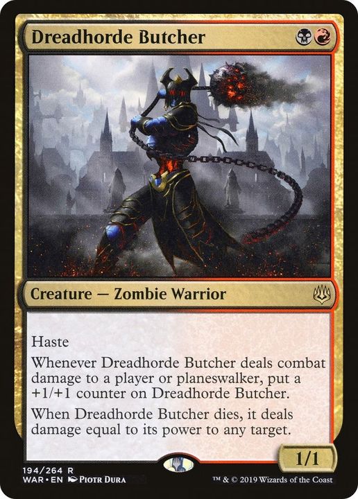 Dreadhorde Butcher in the group Magic the Gathering / Sets / War of the Spark Promos at Proxyprinters.com (25379)