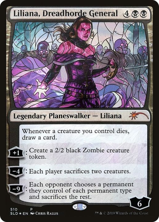 Liliana, Dreadhorde General in the group Magic the Gathering / Types / Colors / Black at Proxyprinters.com (2540)