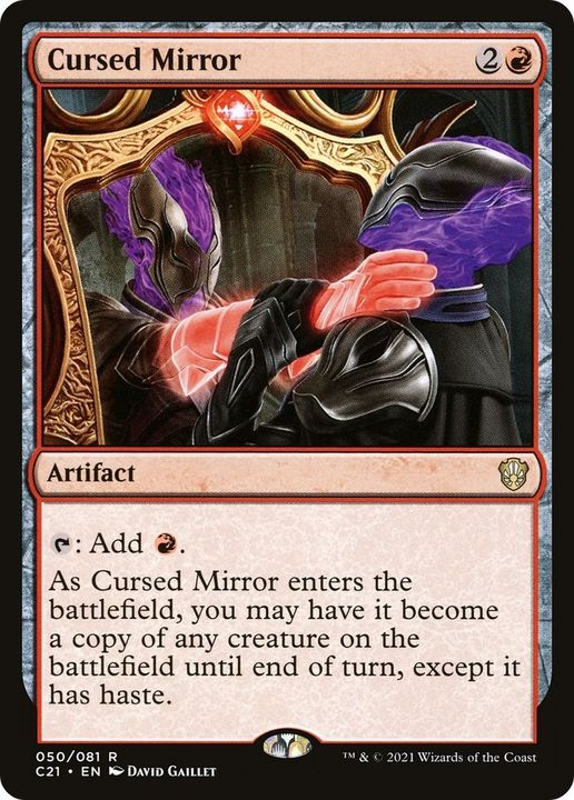 Cursed Mirror in the group Magic the Gathering / Types / Artifacts / Artifact at Proxyprinters.com (25402)