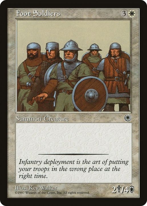 Foot Soldiers in the group Magic the Gathering / Types / Creatures / Human at Proxyprinters.com (25409)