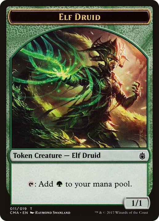 Elf Druid in the group Magic the Gathering / Sets / Commander Anthology Tokens at Proxyprinters.com (25411)