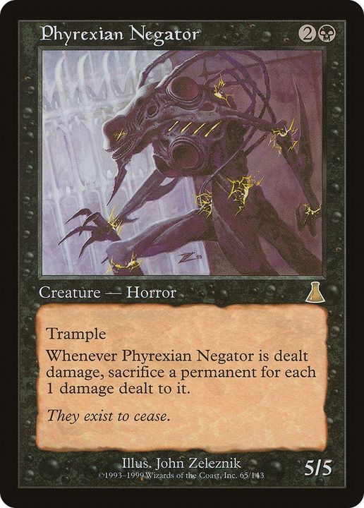 Phyrexian Negator in the group Magic the Gathering / Sets / Urza's Destiny at Proxyprinters.com (25433)