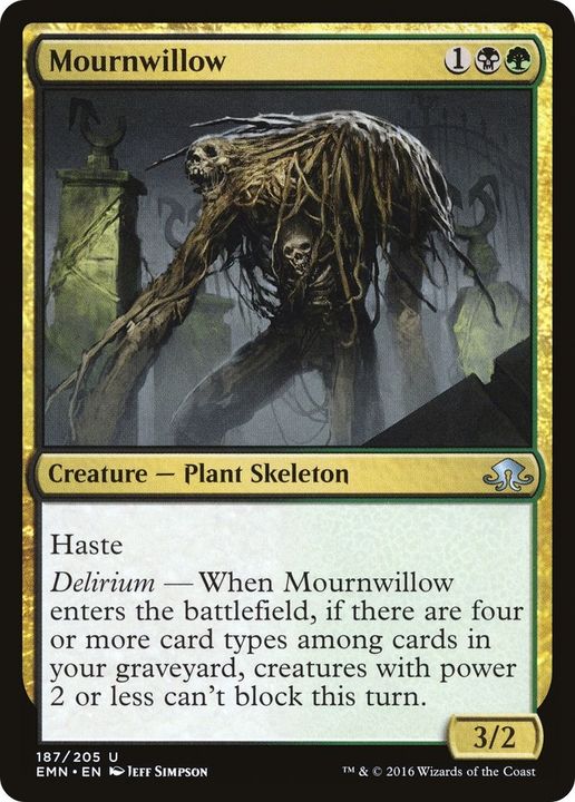 Mournwillow in the group Magic the Gathering / Types / Colors / Multicolors / B, G at Proxyprinters.com (25441)