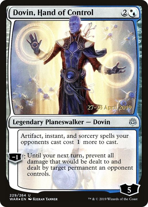 Dovin, Hand of Control in the group Magic the Gathering / Types / Colors / Multicolors / U, W at Proxyprinters.com (25444)