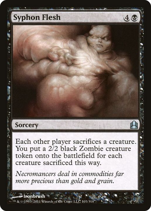 Syphon Flesh in the group Magic the Gathering / Types / Colors / Black at Proxyprinters.com (25452)