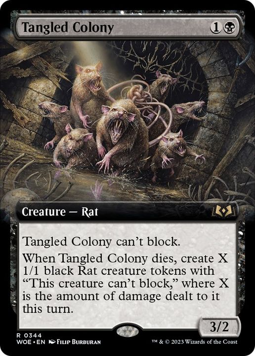 Tangled Colony in the group Magic the Gathering / Sets / Wilds of Eldraine Art Series at Proxyprinters.com (25463)