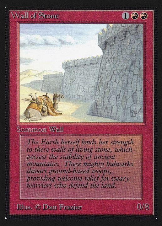 Wall of Stone in the group Magic the Gathering / Types / Colors / Red at Proxyprinters.com (25475)