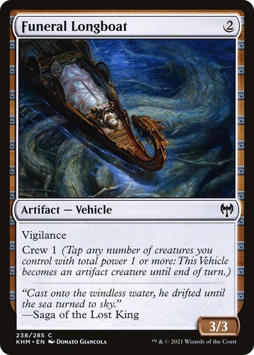 Funeral Longboat in the group Magic the Gathering / Sets / Kaldheim at Proxyprinters.com (25478)