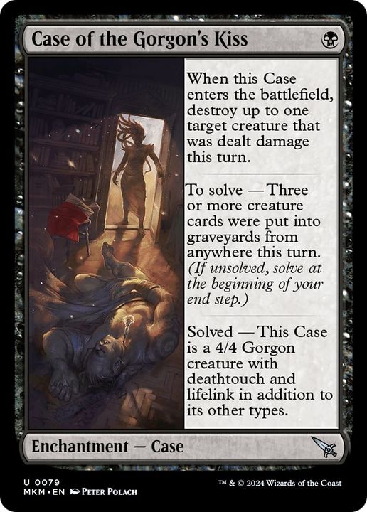 Case of the Gorgon's Kiss in the group Magic the Gathering / Types / Colors / Black at Proxyprinters.com (25523)