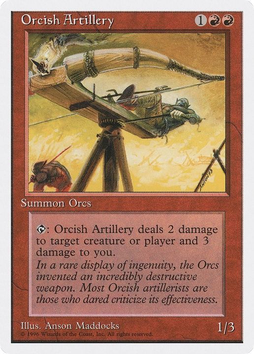 Orcish Artillery in the group Magic the Gathering / Types / Creatures / Warrior at Proxyprinters.com (25568)