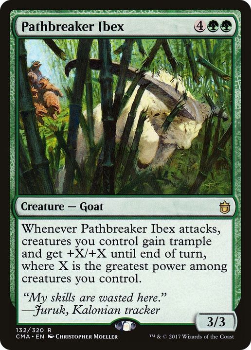 Pathbreaker Ibex in the group Magic the Gathering / Types / Colors / Green at Proxyprinters.com (25572)