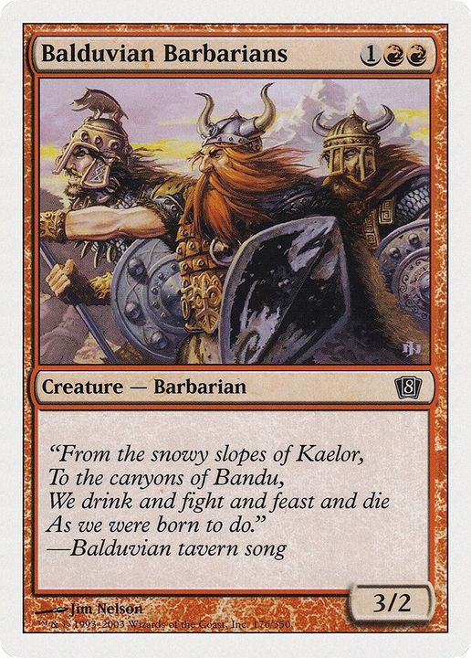 Balduvian Barbarians in the group Magic the Gathering / Sets / Eighth Edition at Proxyprinters.com (25573)