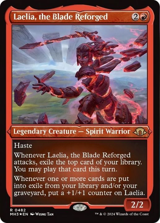 Laelia, the Blade Reforged in the group Magic the Gathering / Sets / Modern Horizons 3 Commander at Proxyprinters.com (25591)