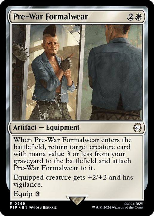 Pre-War Formalwear in the group Magic the Gathering / Types / Artifacts / Artifact at Proxyprinters.com (25605)