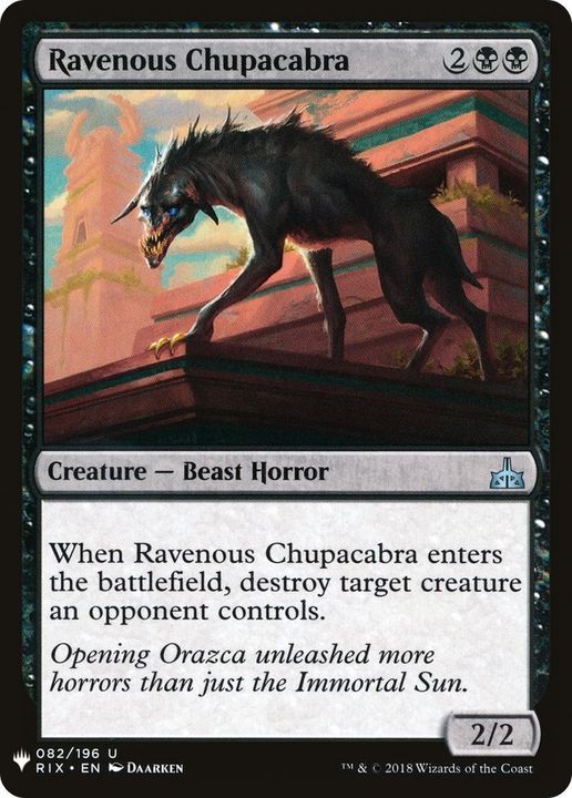 Ravenous Chupacabra in the group Advanced search at Proxyprinters.com (2561)