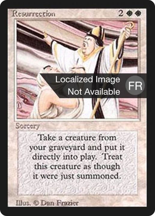 Resurrection in the group Magic the Gathering / Types / Colors / White at Proxyprinters.com (25620)