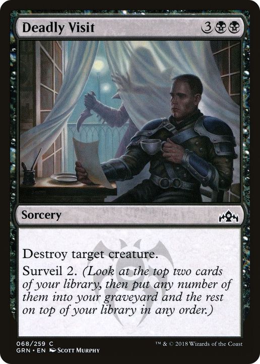 Deadly Visit in the group Magic the Gathering / Types / Colors / Black at Proxyprinters.com (25630)