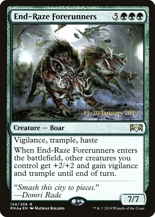 End-Raze Forerunners in the group Magic the Gathering / Sets / Ravnica Remastered Tokens at Proxyprinters.com (25639)