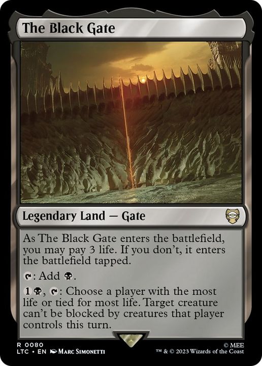 The Black Gate in the group Magic the Gathering / Types / Colors / Colorless at Proxyprinters.com (25647)