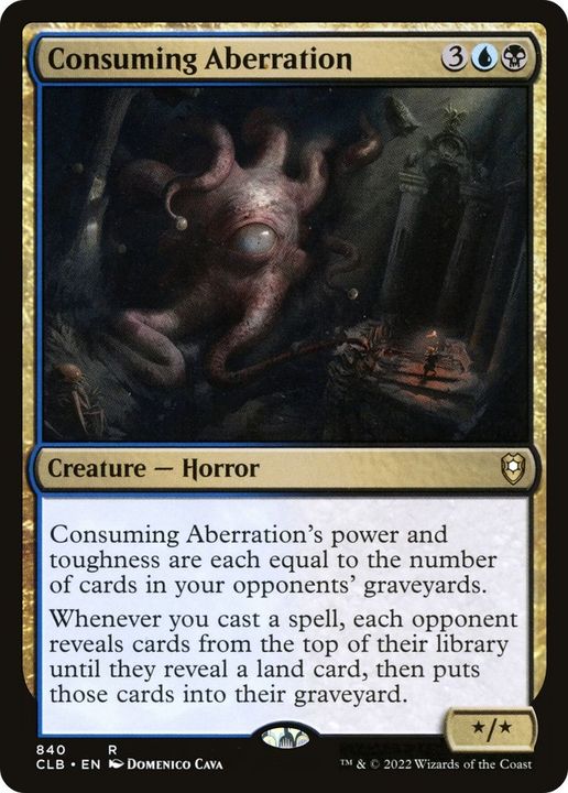 Consuming Aberration in the group Magic the Gathering / Types / Colors / Multicolors / B, U at Proxyprinters.com (25664)