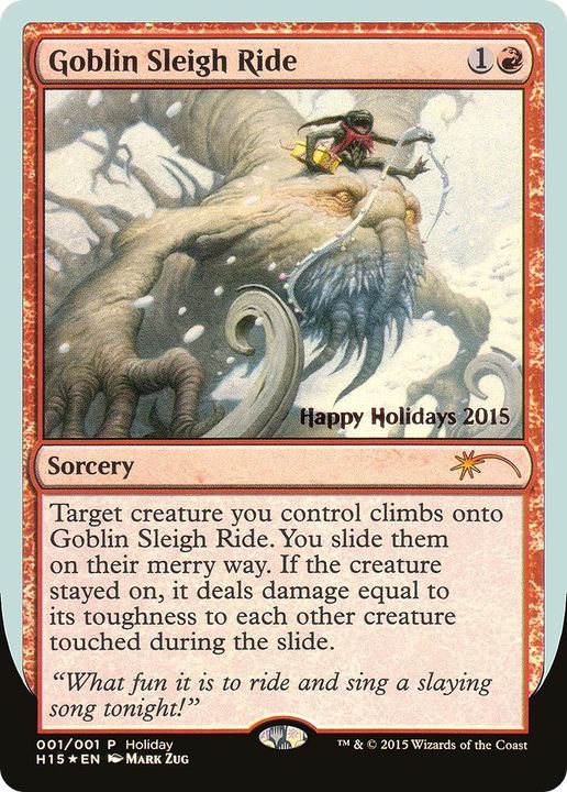 Goblin Sleigh Ride in the group Magic the Gathering / Sets / Happy Holidays at Proxyprinters.com (25667)