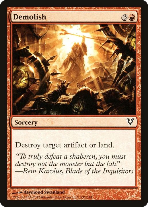 Demolish in the group Magic the Gathering / Types / Colors / Red at Proxyprinters.com (25674)