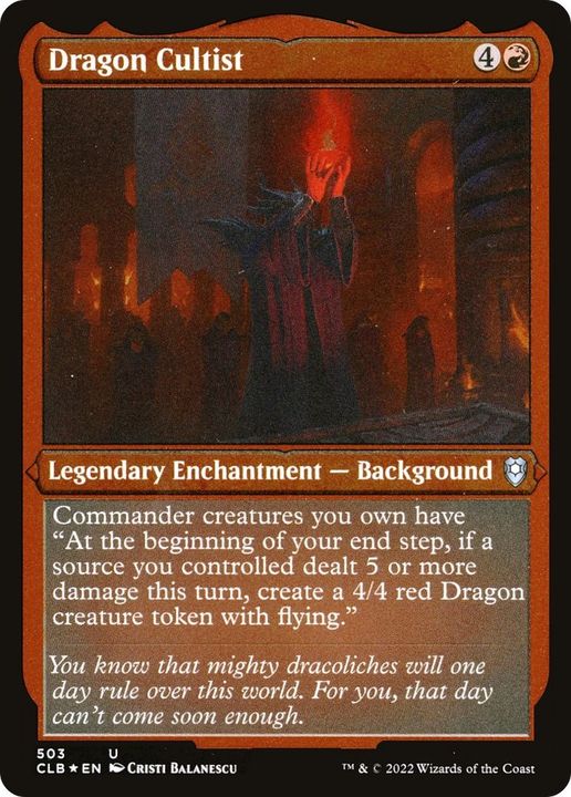 Dragon Cultist in the group Magic the Gathering / Types / Enchantment / Legendary Enchantment at Proxyprinters.com (25683)