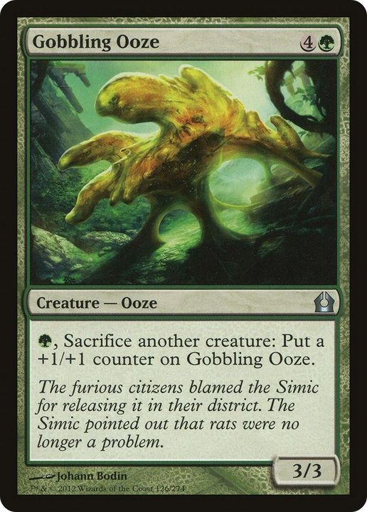 Gobbling Ooze in the group Magic the Gathering / Types / Colors / Green at Proxyprinters.com (25685)