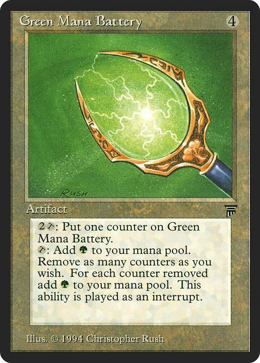 Green Mana Battery in the group Magic the Gathering / Types / Artifacts / Artifact at Proxyprinters.com (25714)