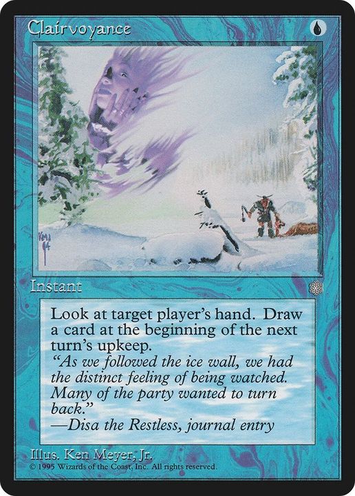 Clairvoyance in the group Magic the Gathering / Types / Colors / Blue at Proxyprinters.com (25718)