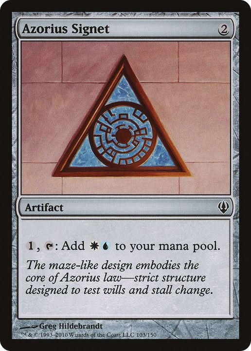 Azorius Signet in the group Magic the Gathering / Types / Artifacts / Artifact at Proxyprinters.com (25719)