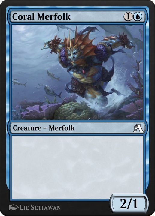 Coral Merfolk in the group Magic the Gathering / Sets / Arena Beginner Set at Proxyprinters.com (25729)