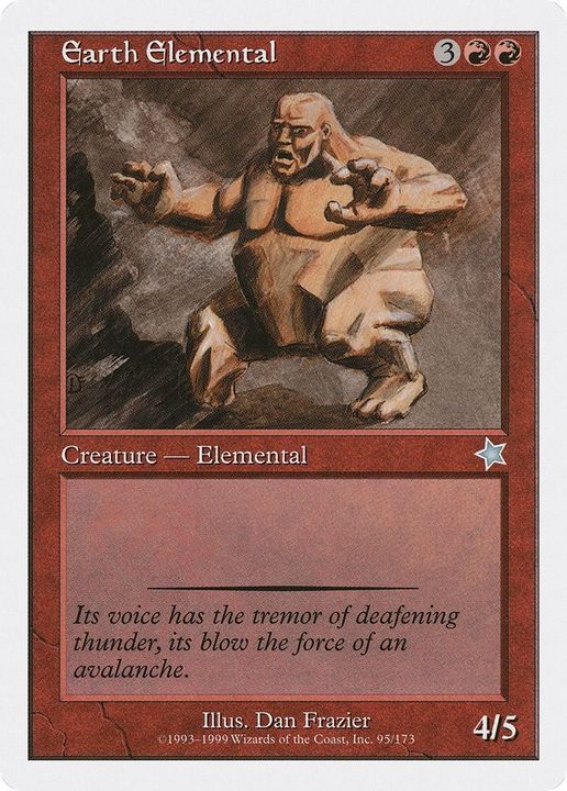 Earth Elemental in the group Magic the Gathering / Types / Colors / Red at Proxyprinters.com (25733)