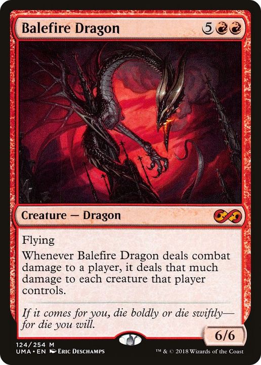 Balefire Dragon in the group Magic the Gathering / Types / Colors / Red at Proxyprinters.com (25758)