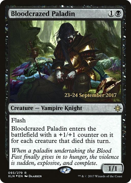 Bloodcrazed Paladin in the group Magic the Gathering / Types / Colors / Black at Proxyprinters.com (25797)