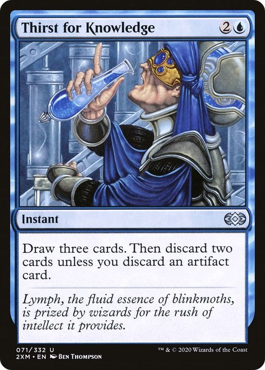 Thirst for Knowledge in the group Magic the Gathering / Types / Colors / Blue at Proxyprinters.com (25801)