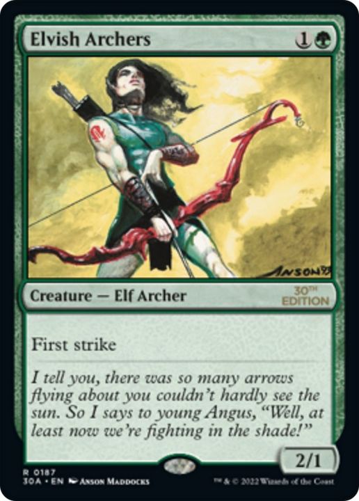 Elvish Archers in the group Magic the Gathering / Sets / 30th Anniversary Edition at Proxyprinters.com (25803)