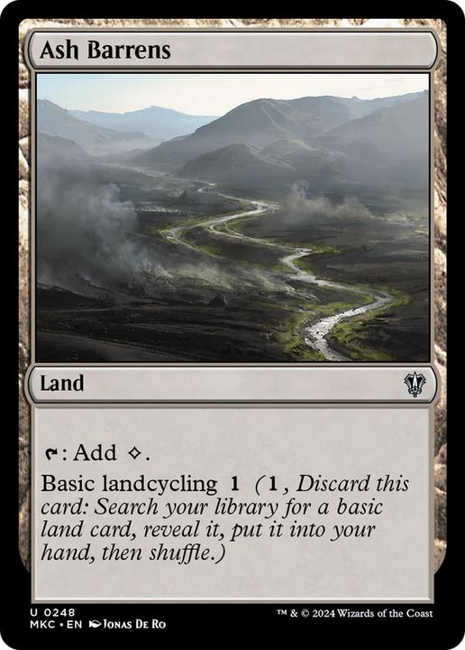 Ash Barrens in the group Magic the Gathering / Sets / Murders at Karlov Manor Commander at Proxyprinters.com (25821)