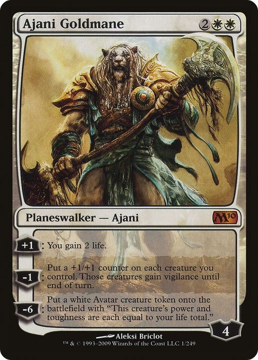 Ajani Goldmane in the group Magic the Gathering / Types / Colors / White at Proxyprinters.com (25841)