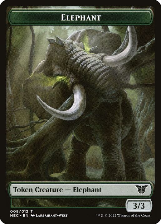 Elephant in the group Magic the Gathering / Sets / Neon Dynasty Commander Tokens at Proxyprinters.com (25842)