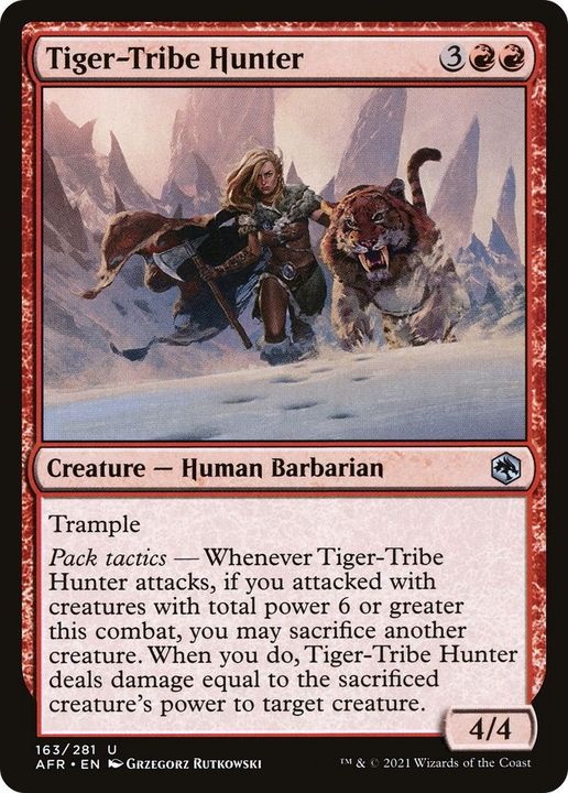 Tiger-Tribe Hunter in the group Magic the Gathering / Types / Creatures / Human at Proxyprinters.com (25877)