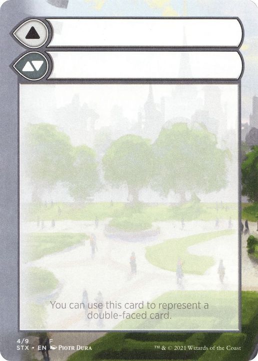 Double-Faced Substitute Card in the group Magic the Gathering / Types / Colors / Colorless at Proxyprinters.com (25881)