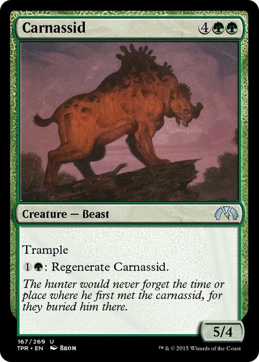 Carnassid in the group Magic the Gathering / Types / Colors / Green at Proxyprinters.com (25887)