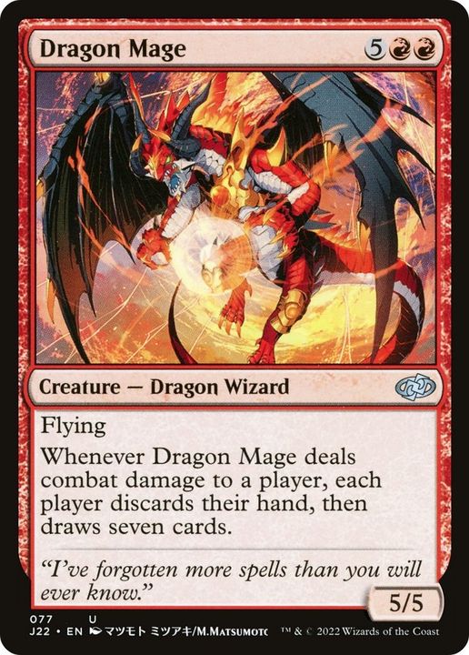 Dragon Mage in the group Magic the Gathering / Sets / Jumpstart 2022 at Proxyprinters.com (25902)