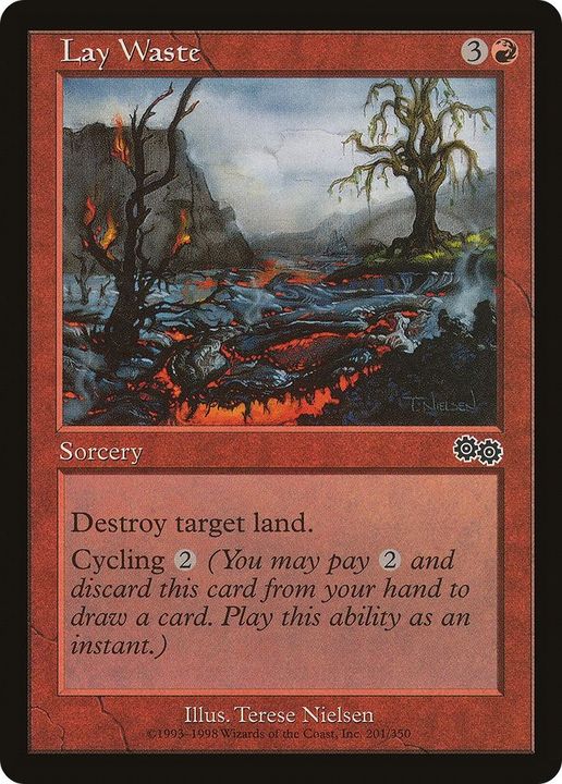 Lay Waste in the group Magic the Gathering / Types / Colors / Red at Proxyprinters.com (25917)