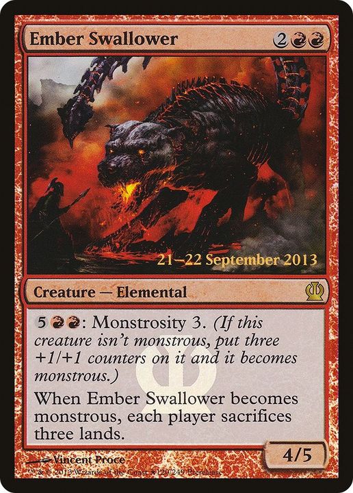 Ember Swallower in the group Magic the Gathering / Sets / Theros Promos at Proxyprinters.com (25920)