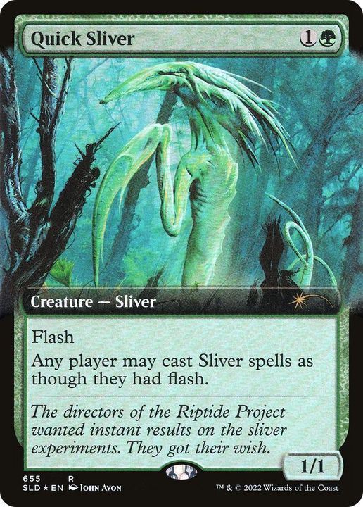 Quick Sliver in the group Magic the Gathering / Types / Colors / Green at Proxyprinters.com (25927)