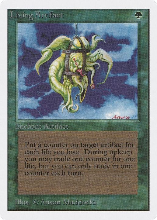 Living Artifact in the group Magic the Gathering / Types / Colors / Green at Proxyprinters.com (26004)