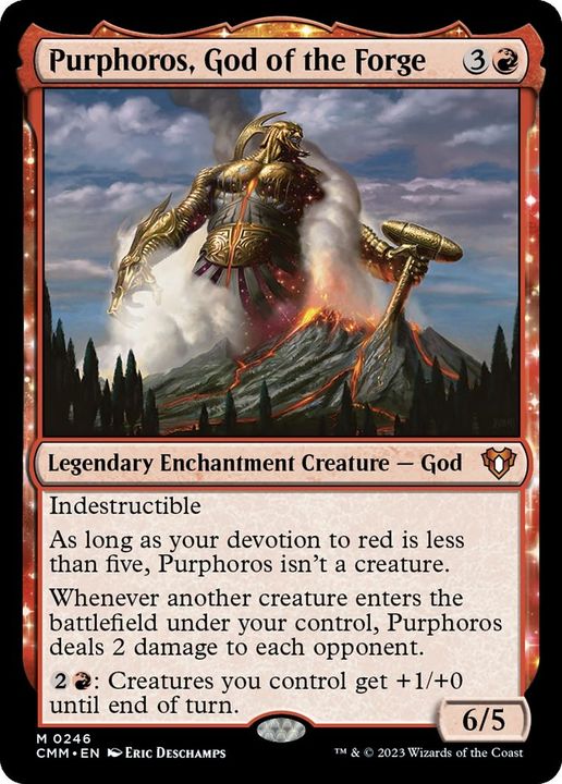 Purphoros, God of the Forge in the group Magic the Gathering / Sets / Commander Masters at Proxyprinters.com (26007)