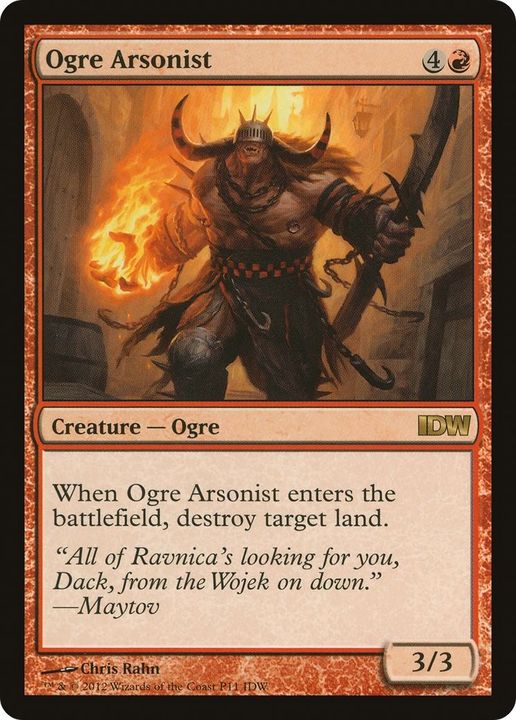 Ogre Arsonist in the group Advanced search at Proxyprinters.com (26039)